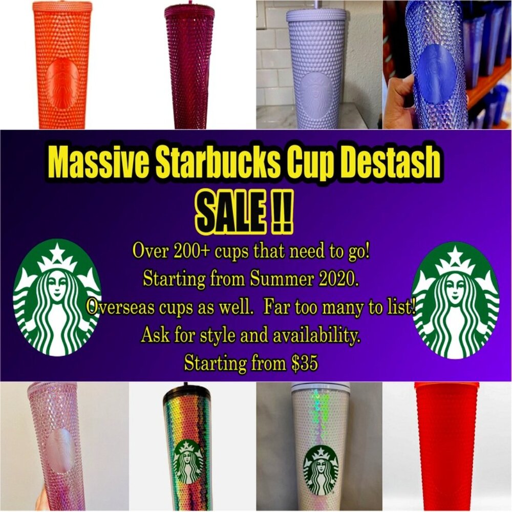 MASSIVE STARBUCKS DESTASH SALE!FROM $ 25 & UP PLEASE READ.